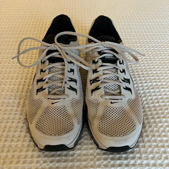 Nike Air Max Men's Shoes - Cream and Black - Picture 3 of 5